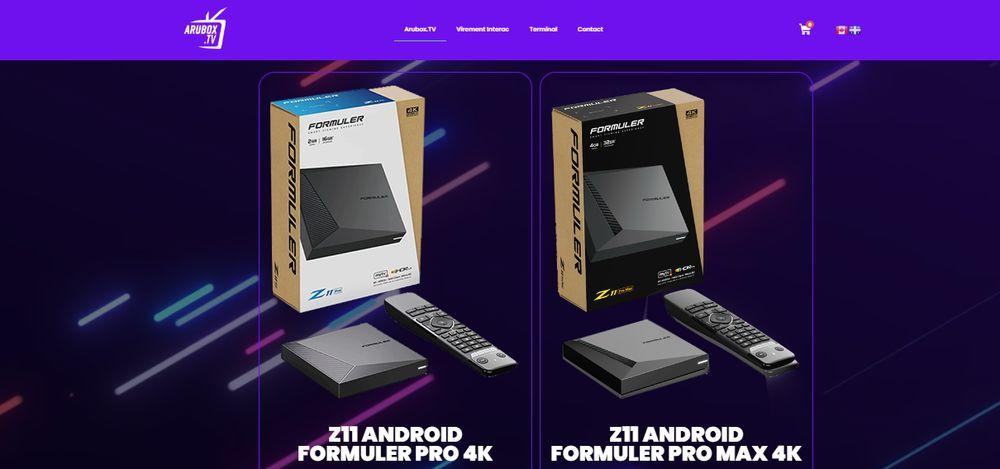Dispositivos Android utilizados en Arubox TV