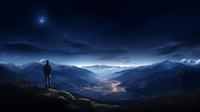 Un hombre mira al futuro de la conexión 6G según la Alianza AI-RAN