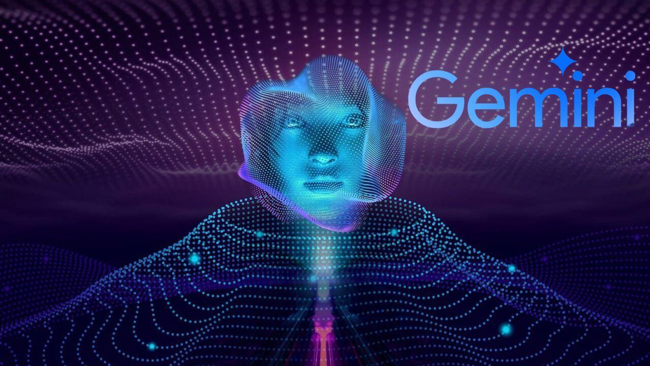 Cara de mujer IA de Google Gemini