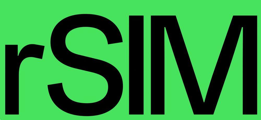 Logo con fondo verde de la tarjeta rSIM