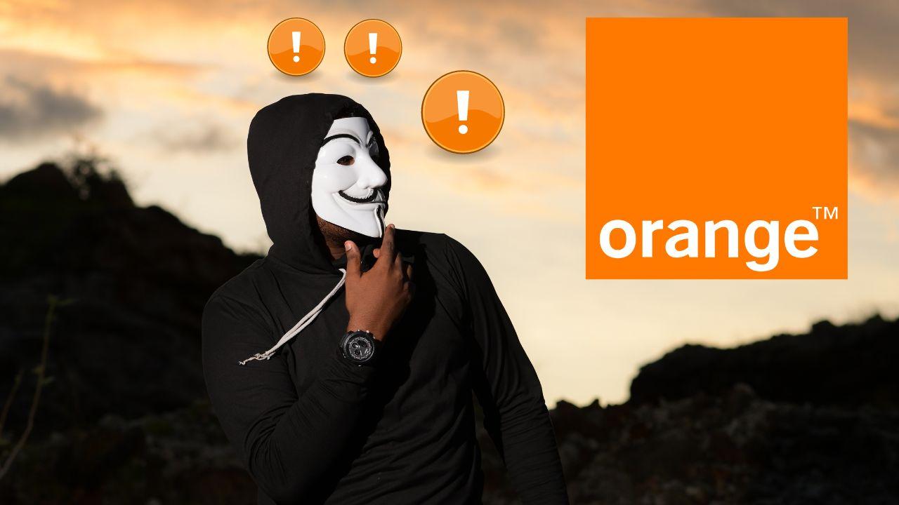 Un pirata de IPTV preocupado al ver el logo de Orange