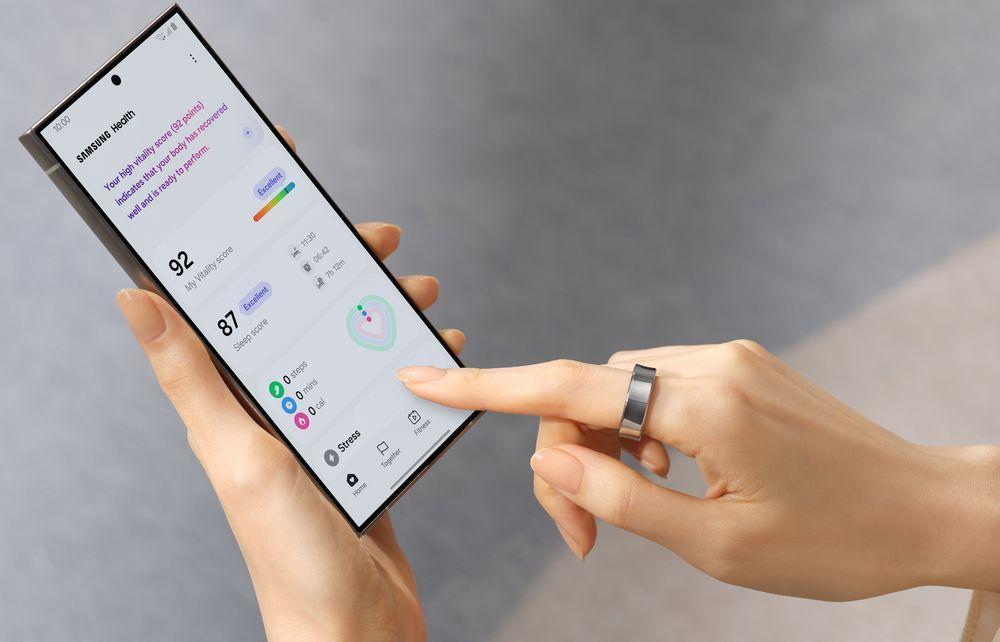 Usando el Samsung Galaxy Ring en combinación con un móvil Galaxy