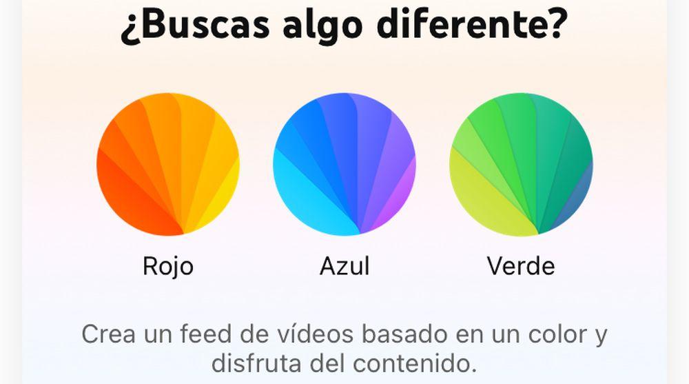 Sistema de colores para crear feed de YouTube