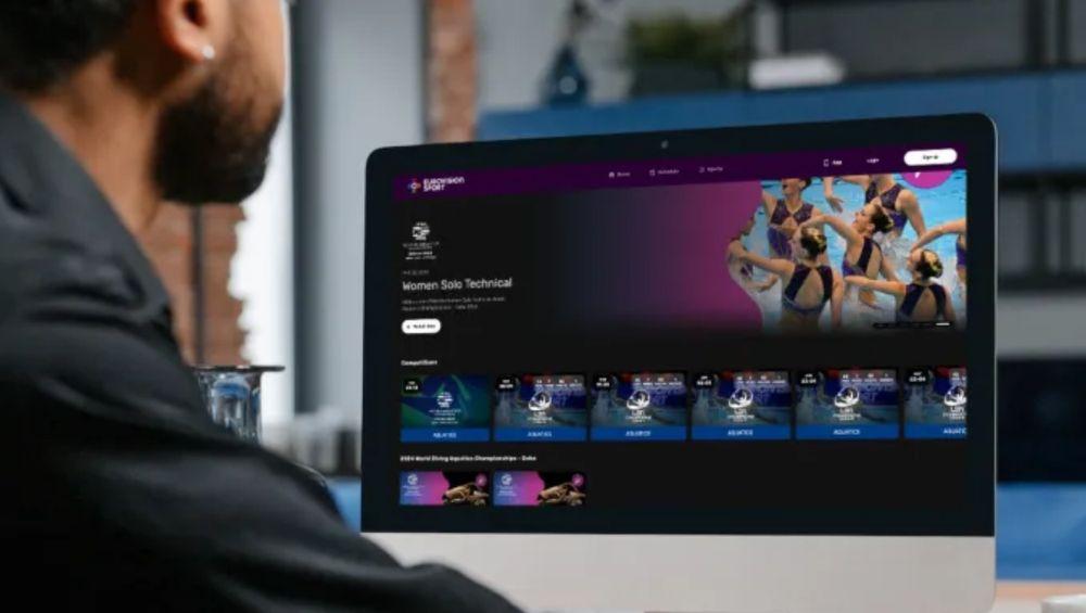 Imagen oficial de la plataforma Eurosport Vision para ver deportes online