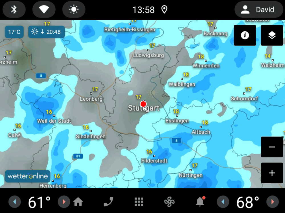 imagen de la aplicación weather and radar