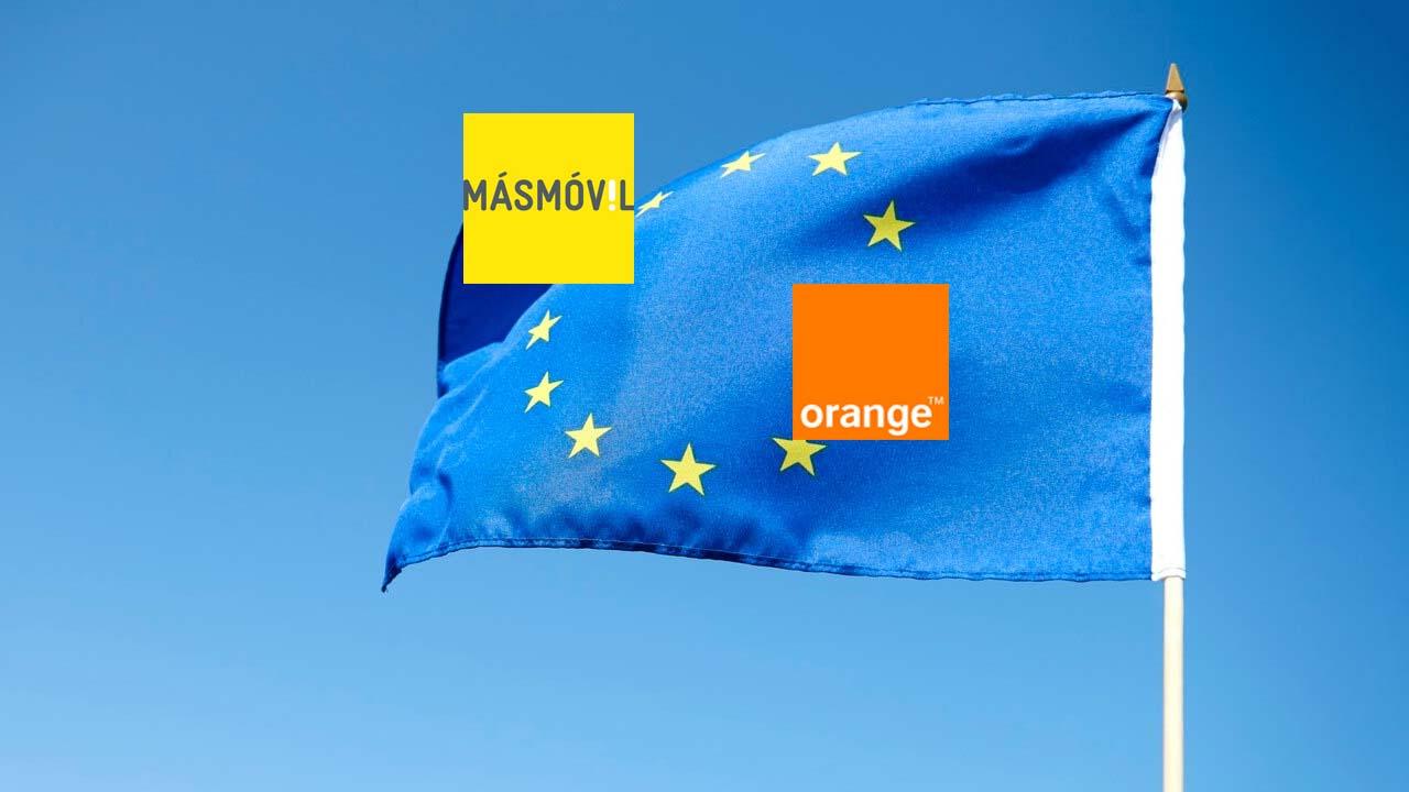 Fusión Orange MásMóvil en trámite en la Comisión Europea
