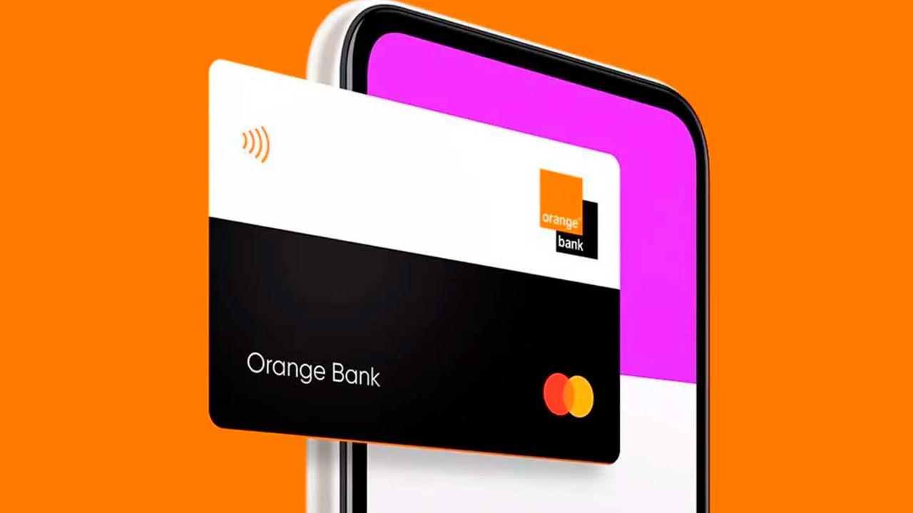 tarjeta de crédito del banco de orange