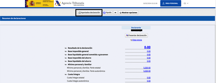 Cómo ver si la renta sale a pagar o a devolver