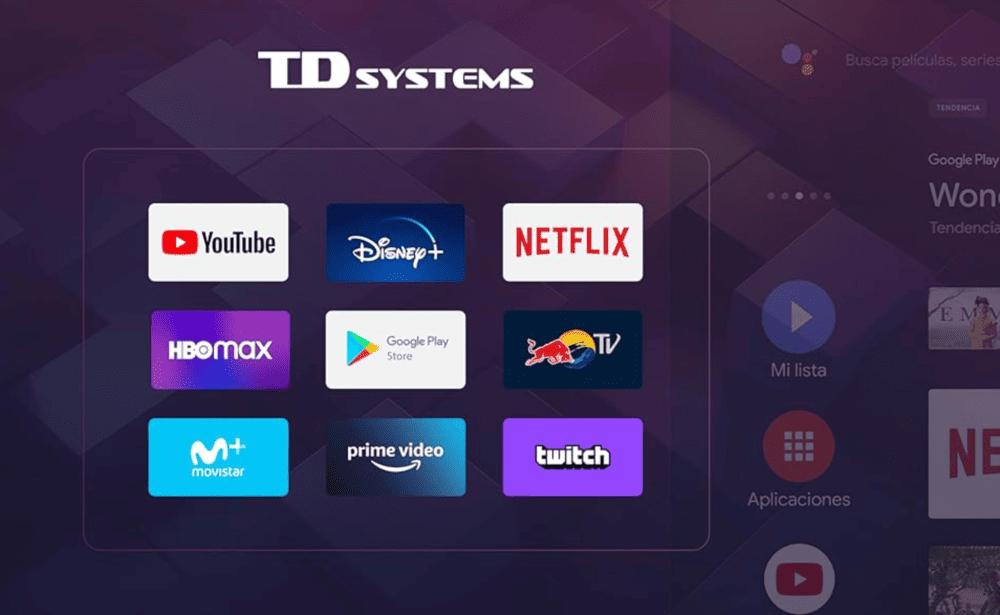 smart tv de TD systems