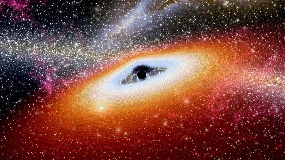 Un agujero negro en el cosmos