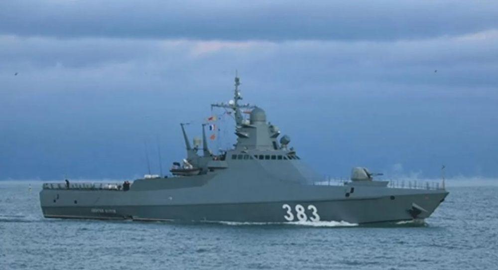 Una foto del buque patrullero ruso conocido como Sergey Kotov
