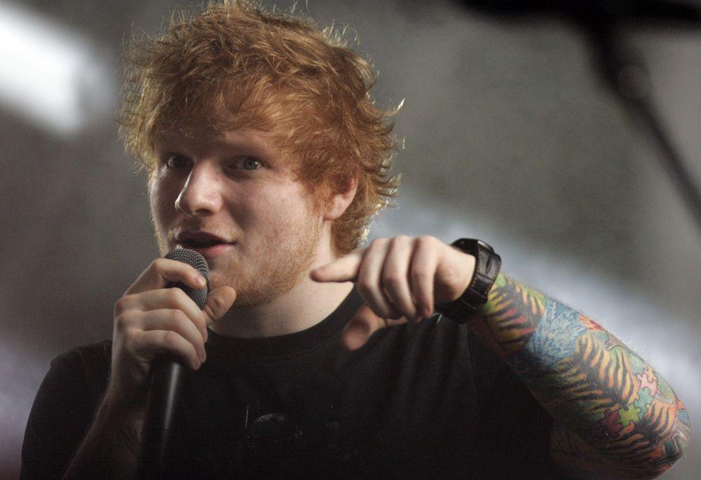Cantante Ed Sheeran