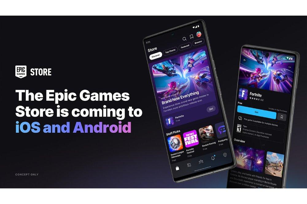 Epic Games Store llega a móviles iOS y Android