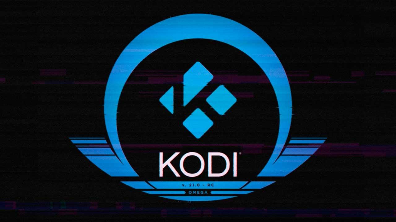 Logo de la versión 21 RC de Kodi