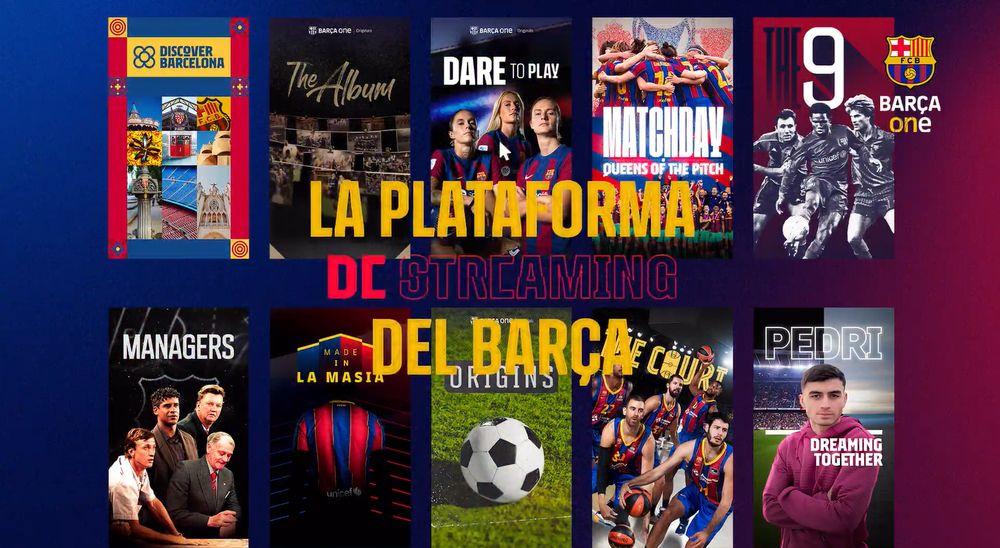 La plataforma de streaming deportivo Barça One