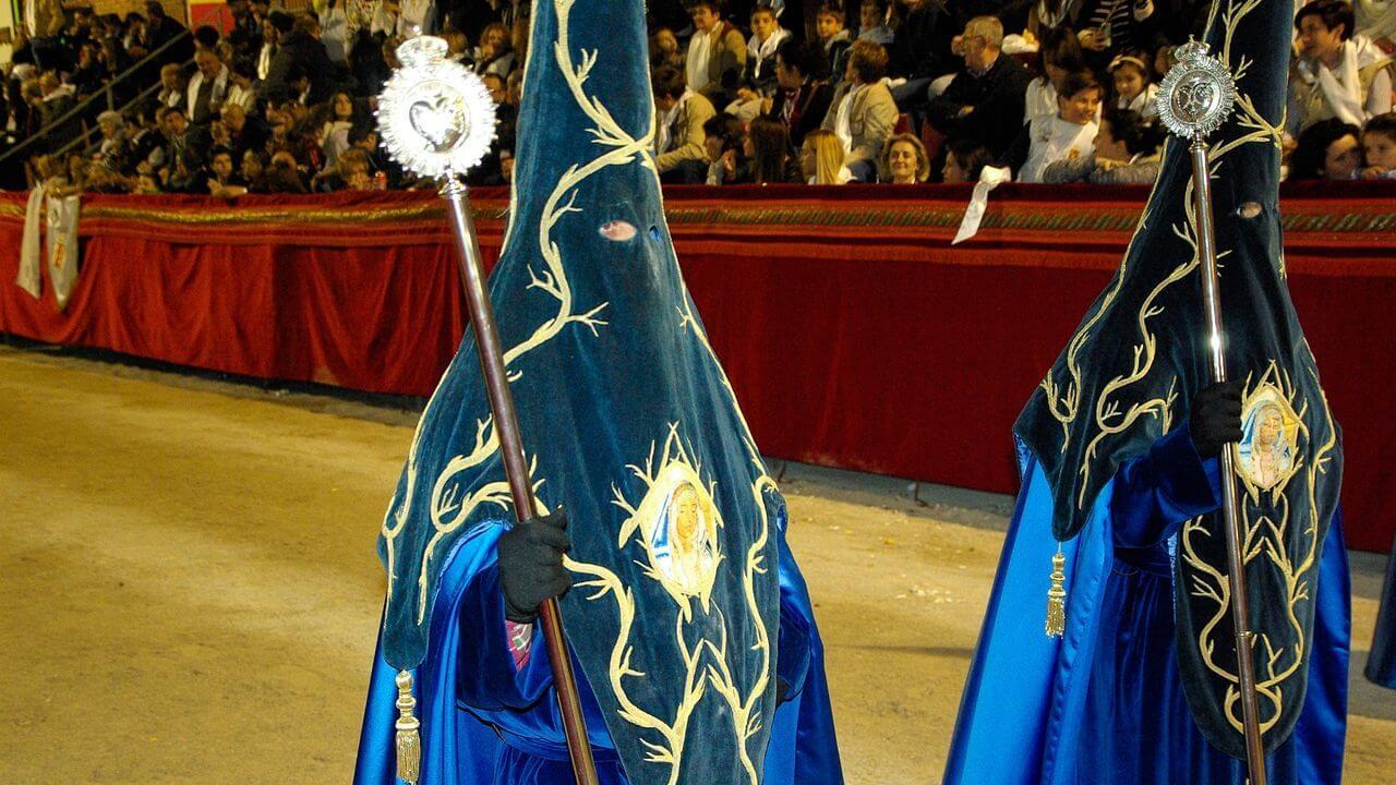 Procesión de Semana Santa en la ciudad de Lorca