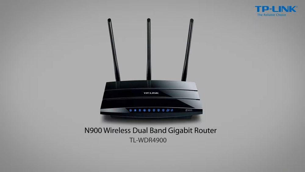 Foto oficial del router modelo TP-Link TL-WDR4900