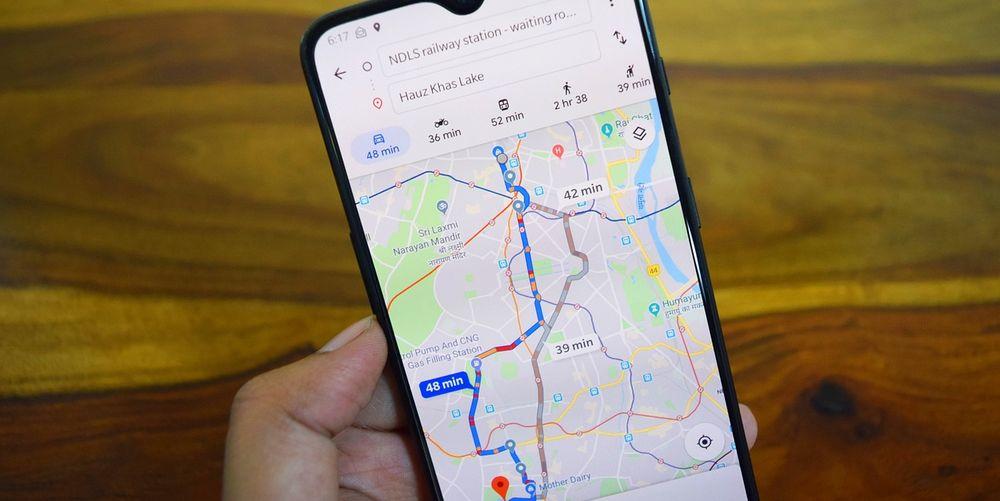 Uso de Google Maps en el móvil