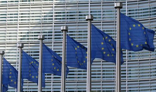 banderas de la unión europea