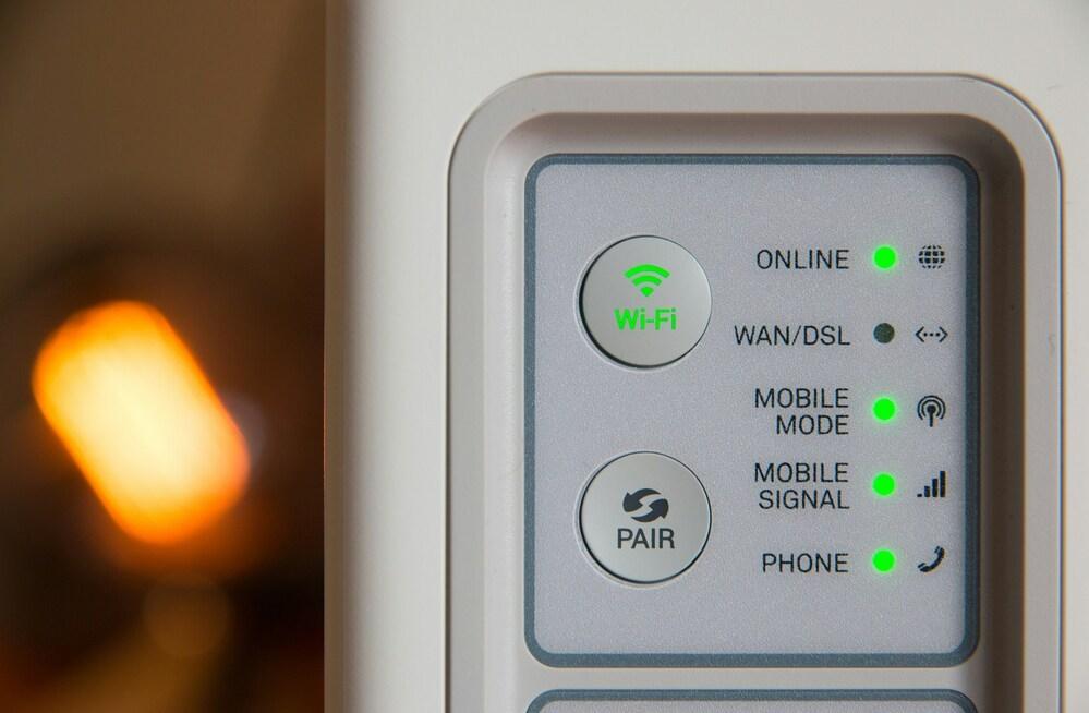 imagen de un botón con el símbolo del wifi