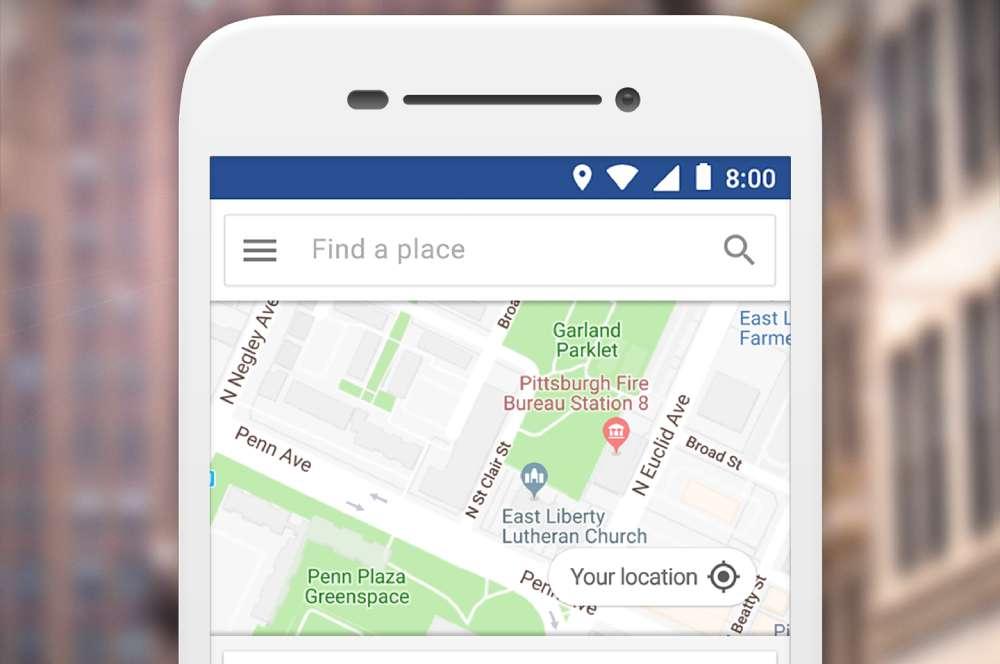 Imagen promocional de Google Maps Go en la Play Store.