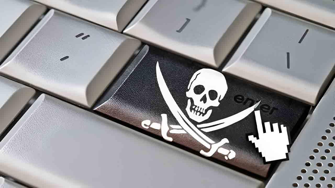 botón piratería