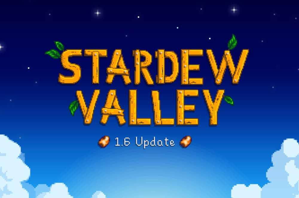 Imagen promocional de la actualización 1.6 de Stardew Valley.