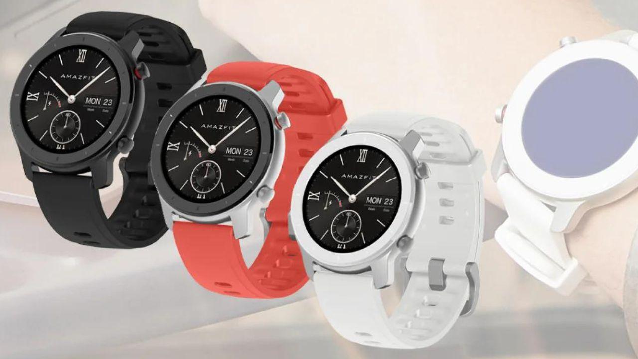 Distintos colores del smartwatch Amazfit GTR 42 mm