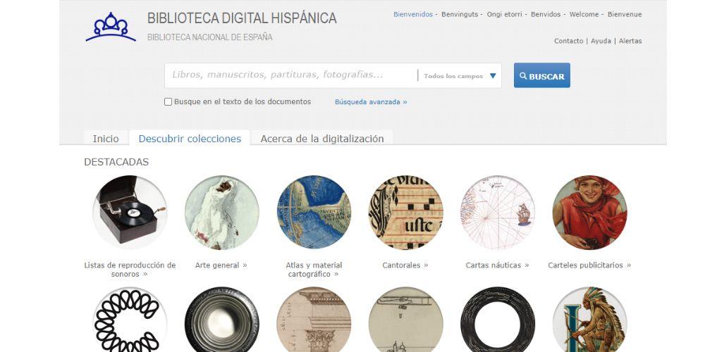 Biblioteca digital hispánica