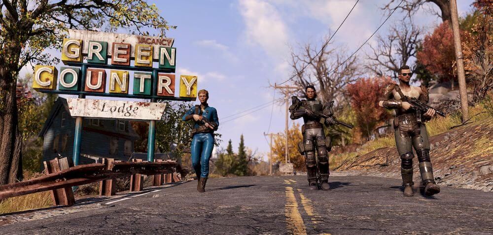Una escena del videojuego Fallout 76