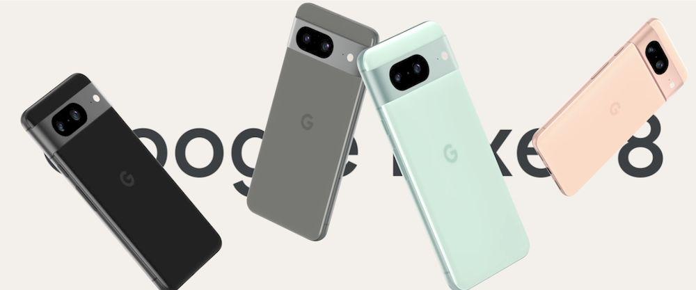 Distintos colores del móvil Google Pixel 8