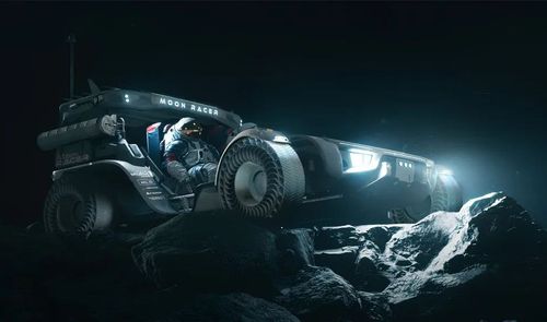Coche para la Luna modelo Intuitive Machines Moon Racer