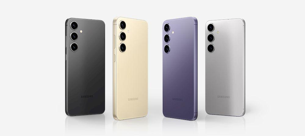Distintos colores disponibles del Samsung Galaxy S24