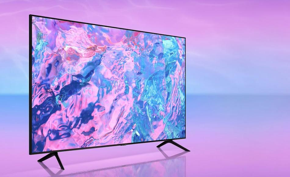 Modelo de Smart TV de Samsung versión Crystal UHD 2024