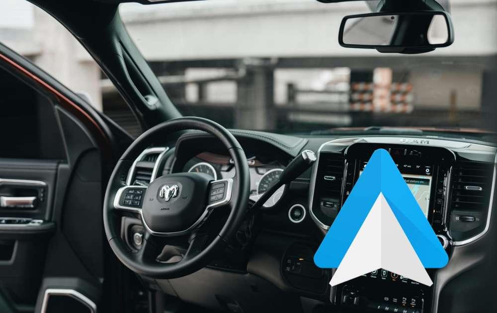 android auto in a car