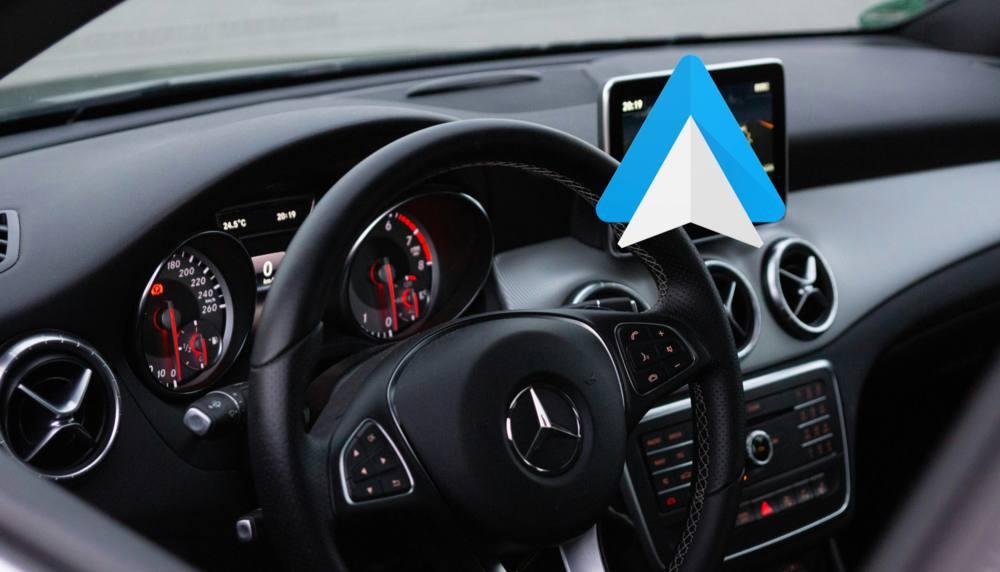 icono de android auto en el coche