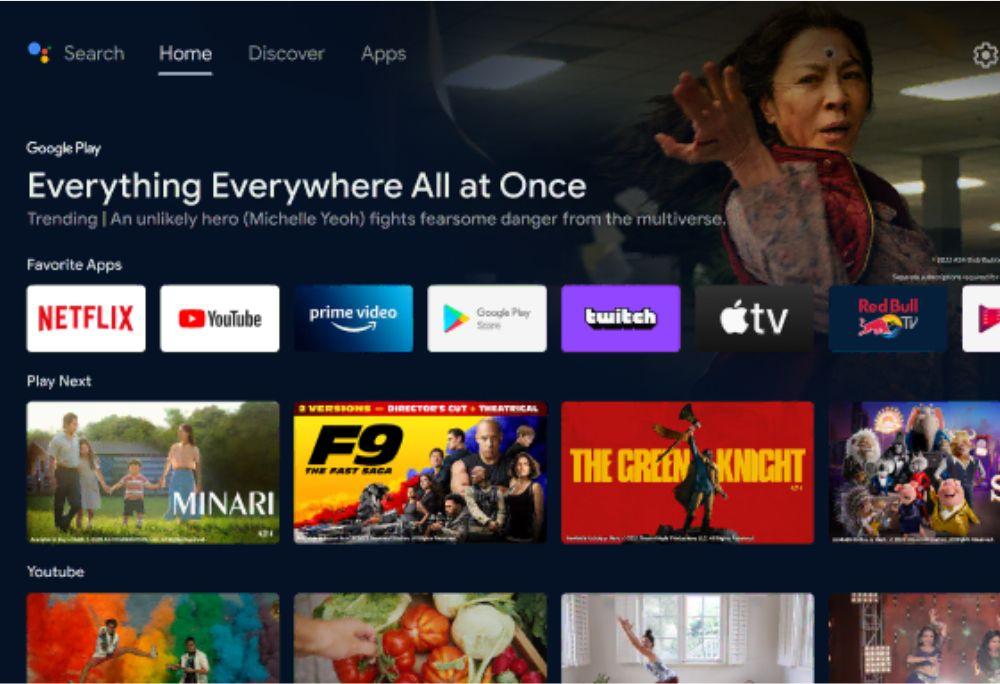 android tv televisor apps