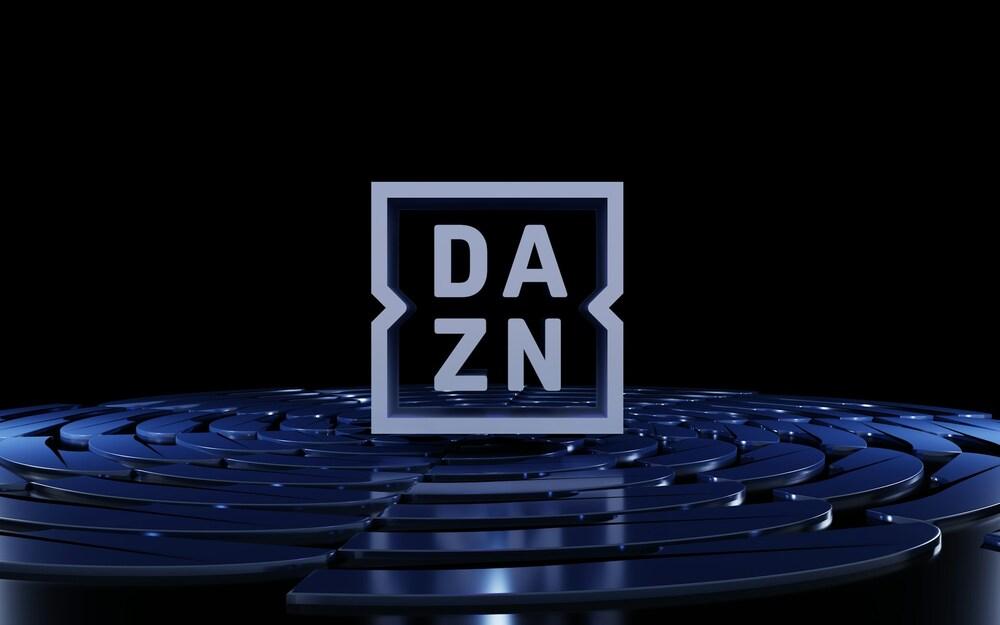 imagen del logo de dazn con fondo oscuro