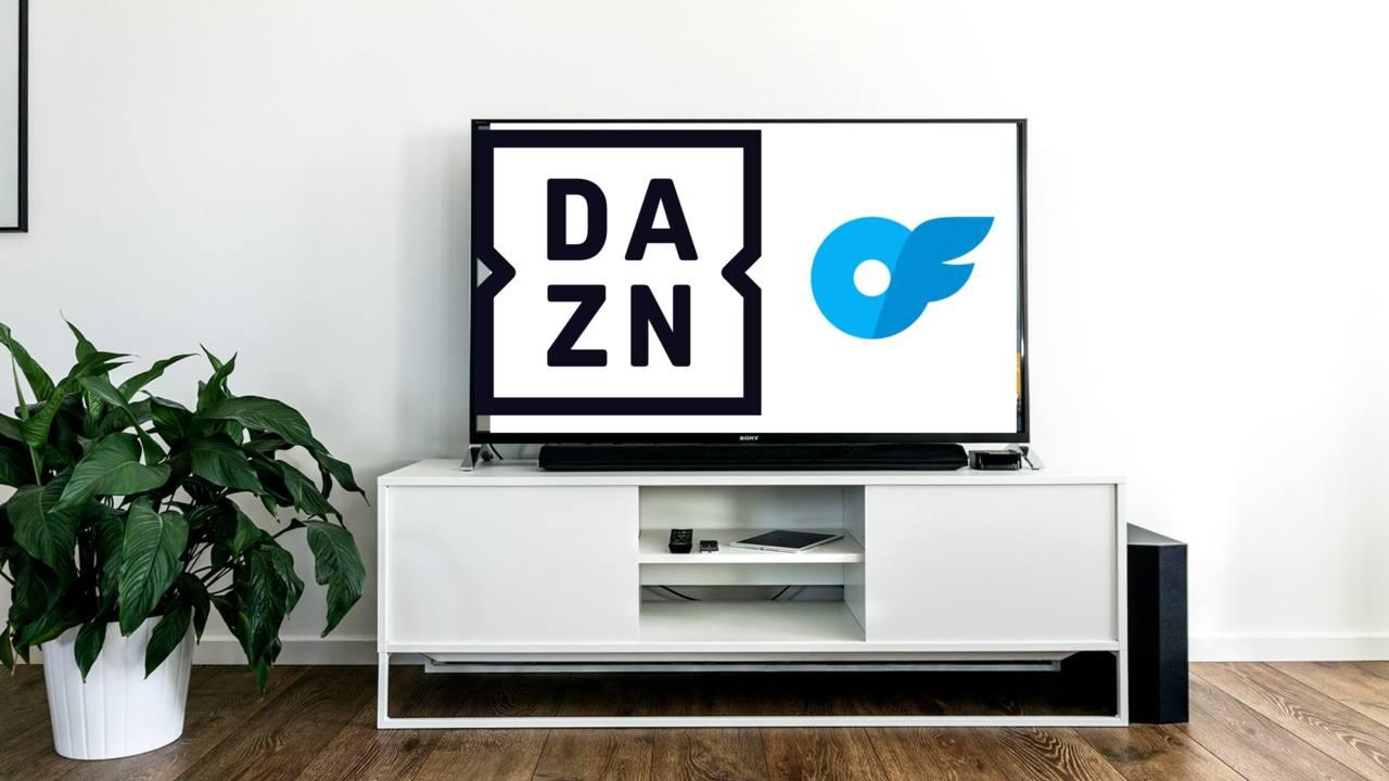 smart tv con imagen de dazn y onlyfans