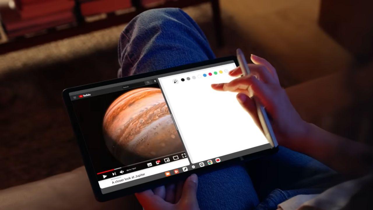 modo pantalla dividida lenovo tablet