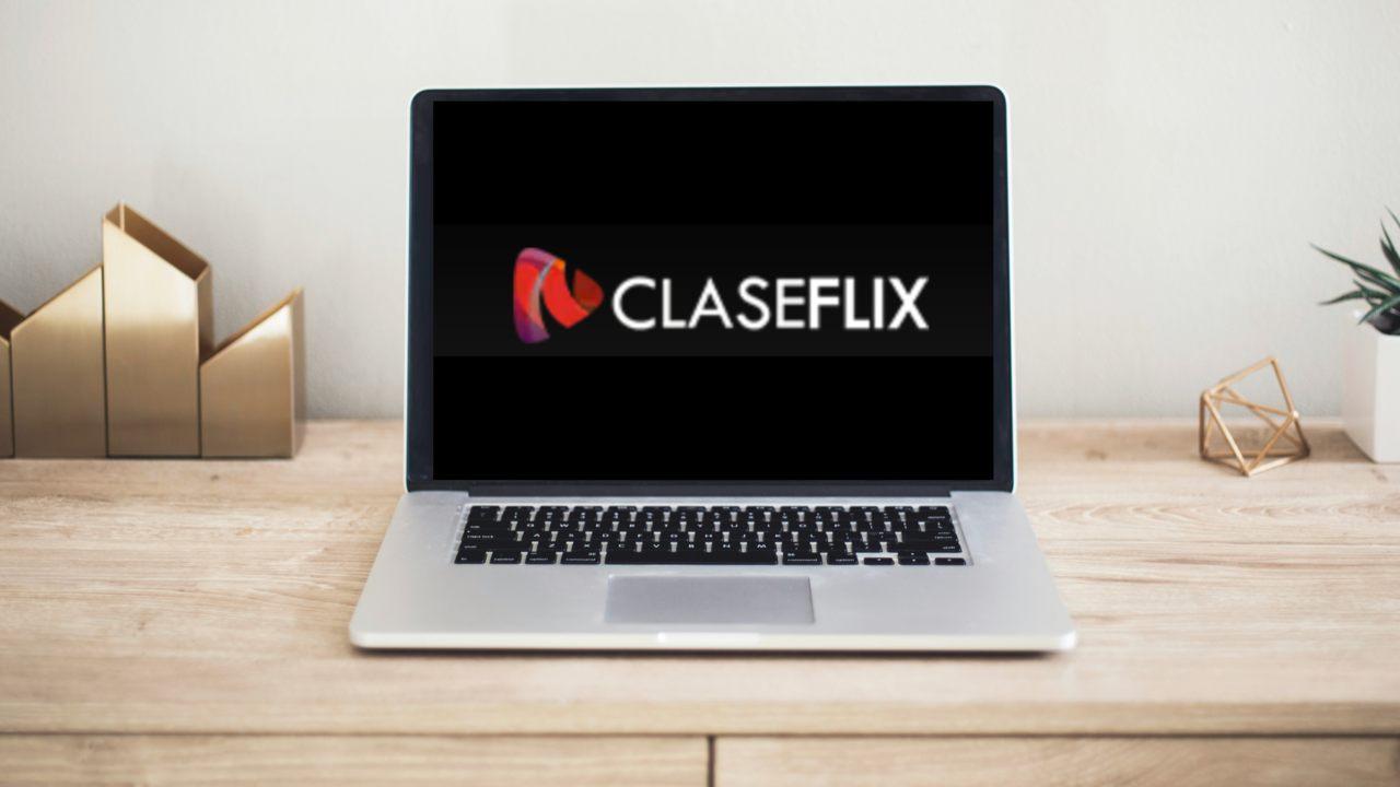 imagen de claseflix en un ordenador