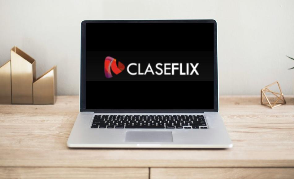 imagen de claseflix en un ordenador