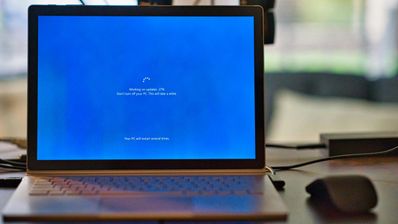 imagen de un ordenador con microsoft