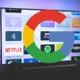 imagen de una smart tv con el logo de Google