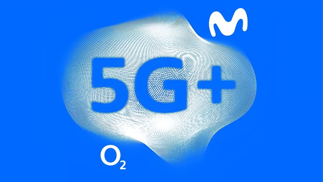 icono 5G+ en Movistar y O2