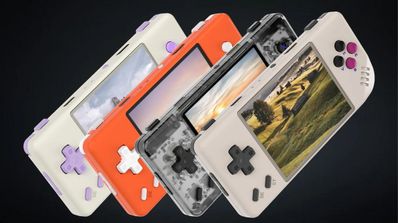 Los distintos colores disponibles de la consola Anbernic RG28XX
