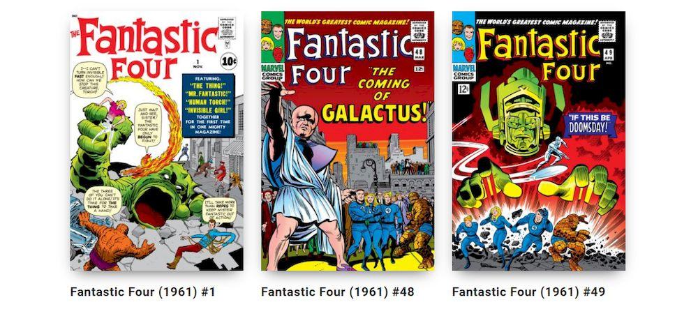 Cómics de los 4 Fantásticos de Marvel de acceso gratuito