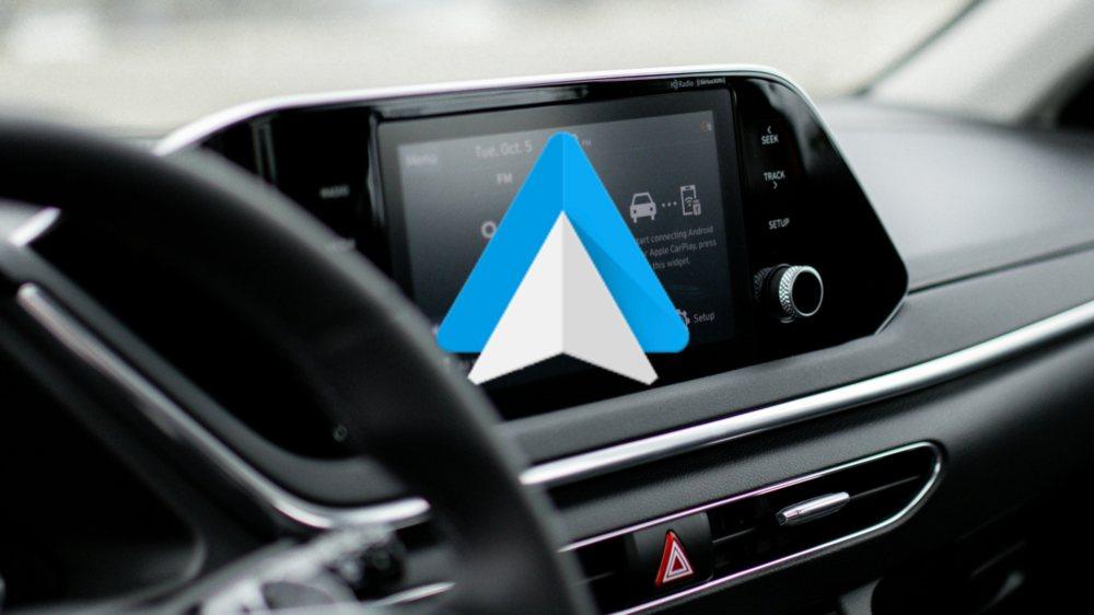 android auto en una pantalla