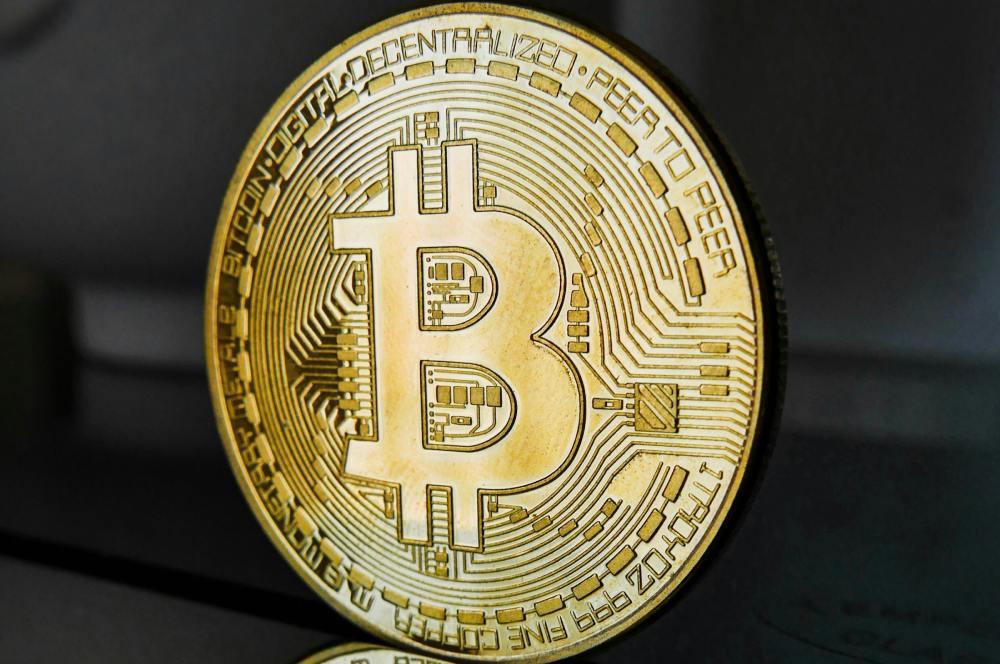 Representación visual de un Bitcoin.