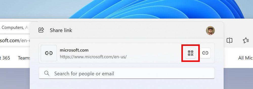 Windows 11 nuevo botón compartir